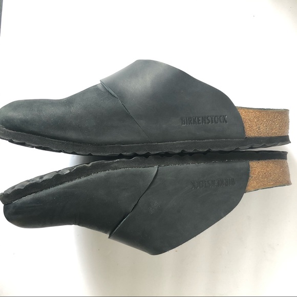 Birkenstock | Shoes | Birkenstock Basel Big Buckle Black Clogs 4 | Poshmark